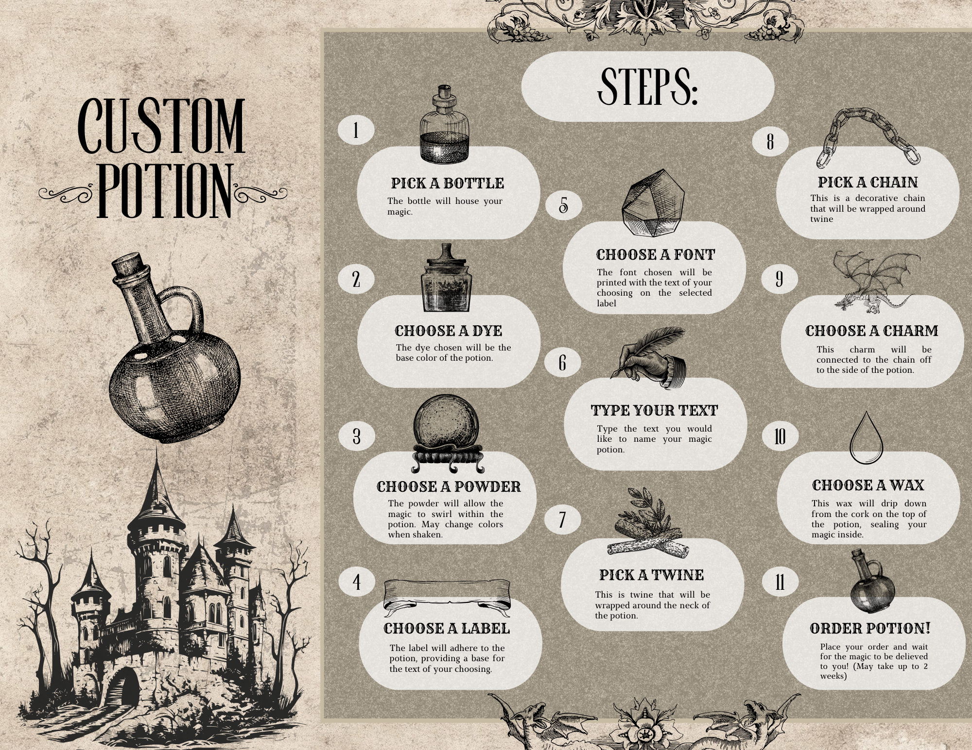 Custom Magic Potion