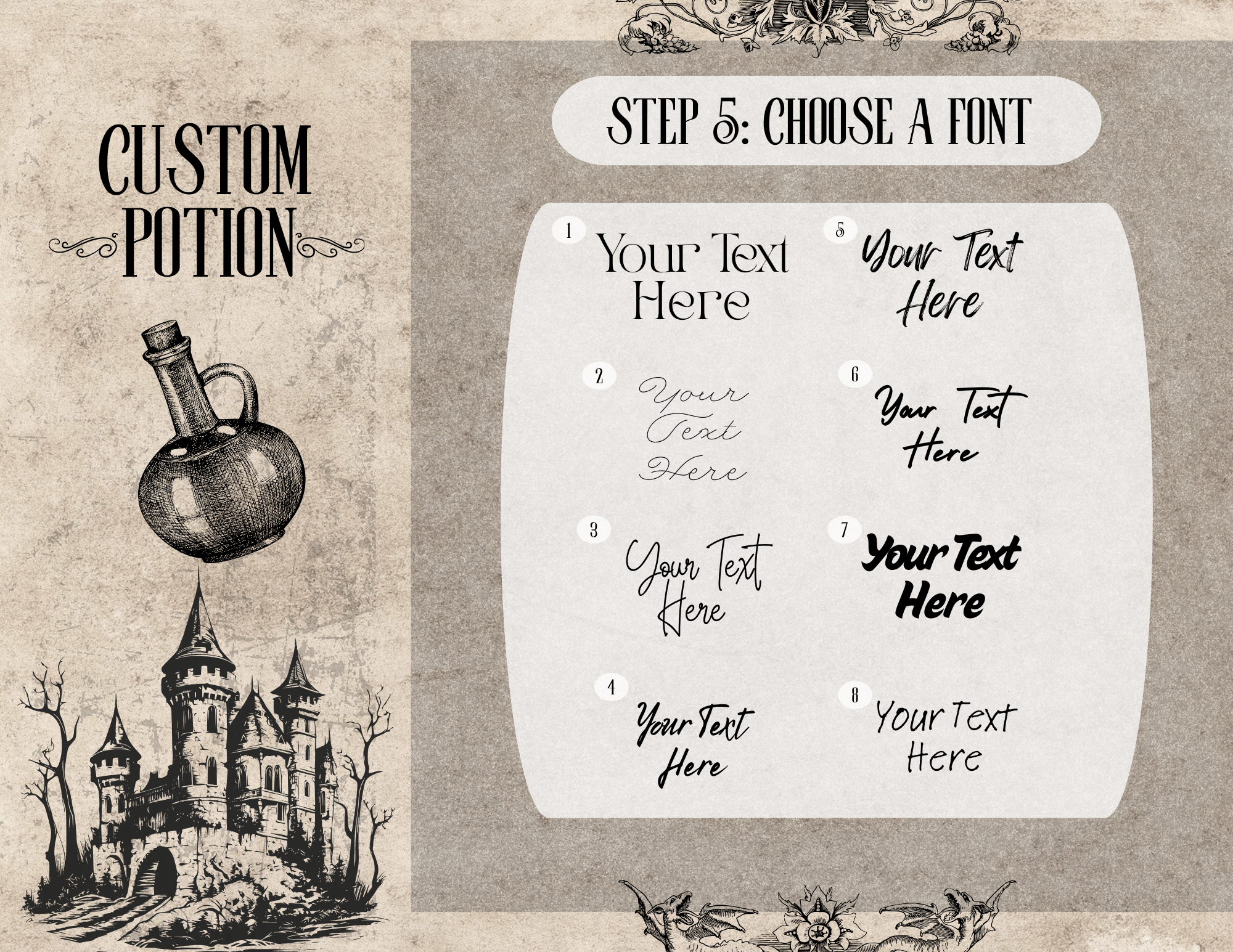 Custom Magic Potion
