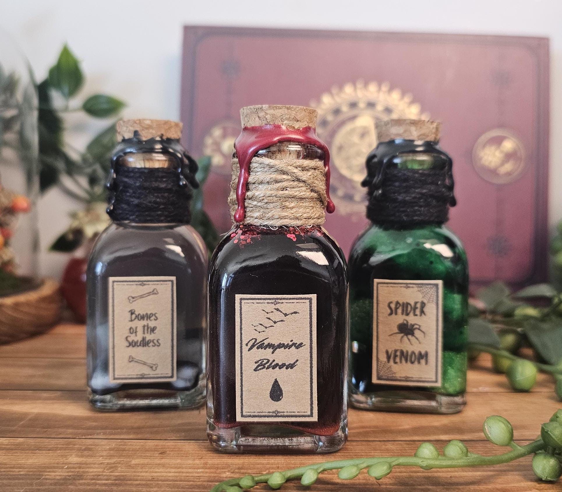 Dark Magic Apothecary Set | Set of 3 | Magic Potions