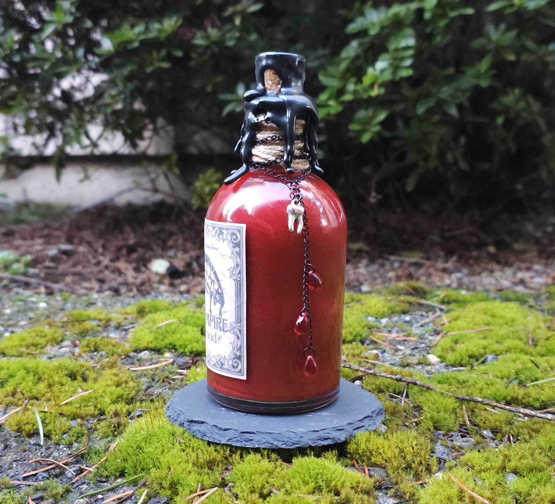 Vampire Blood Potion Bottle | Color-Shifting Dark Arts Magic