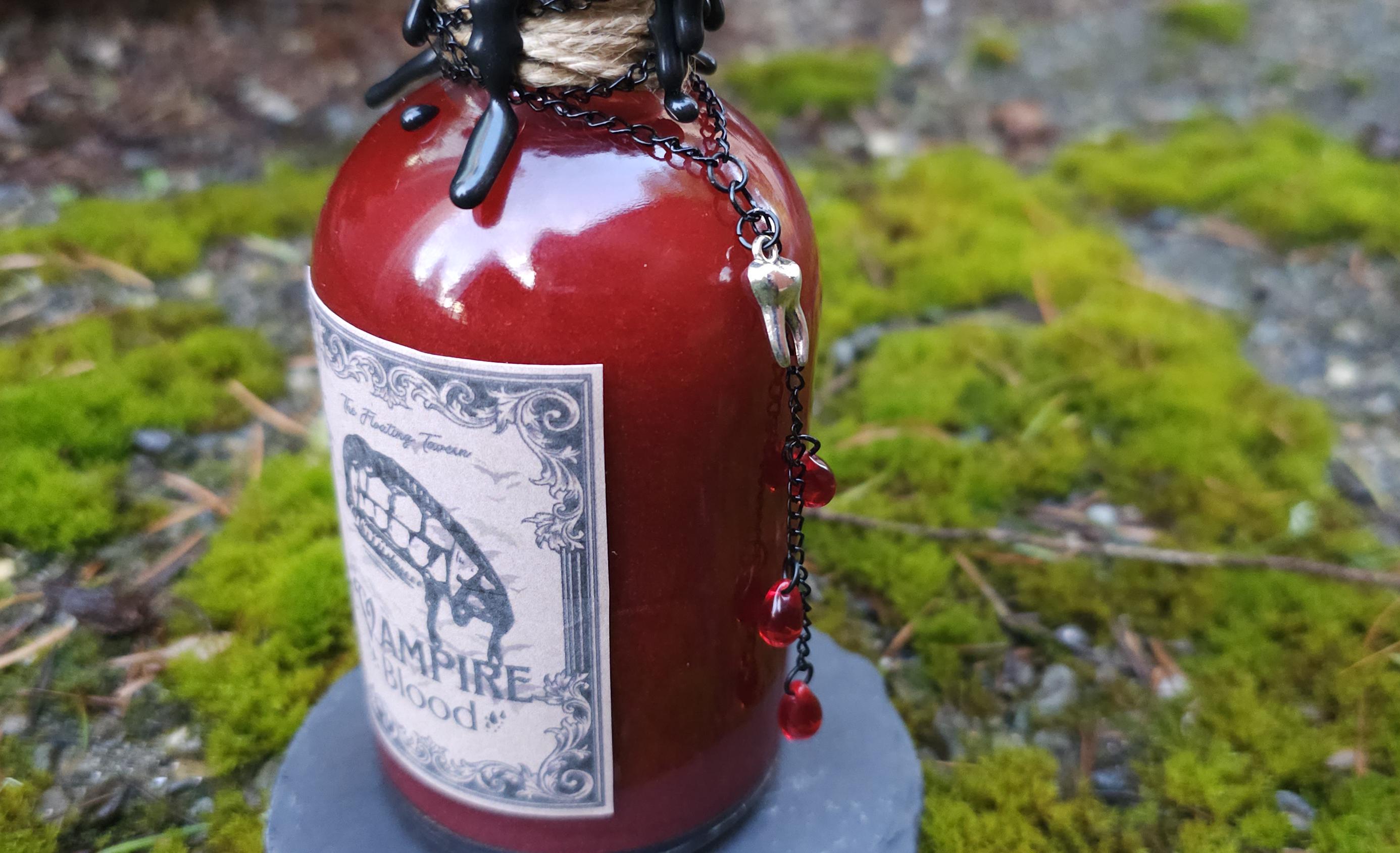 Vampire Blood Potion Bottle | Color-Shifting Dark Arts Magic