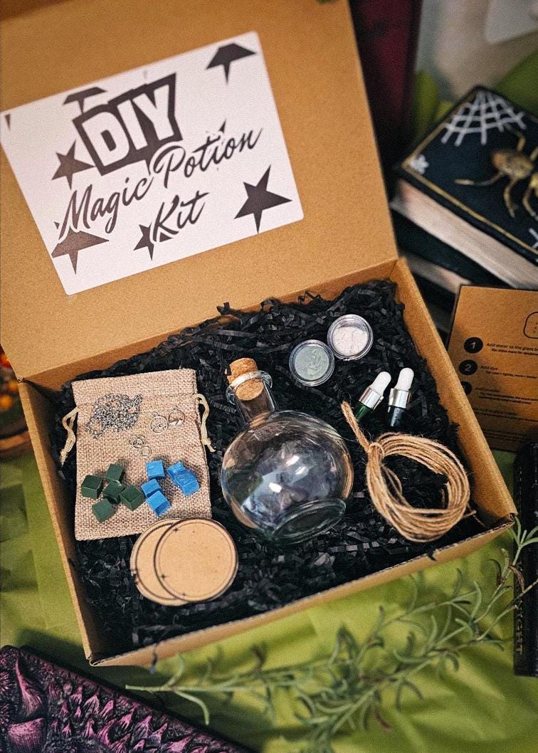 DIY Magic Potion Kit, Themed Kits, DIY Crafting, Witchcraft