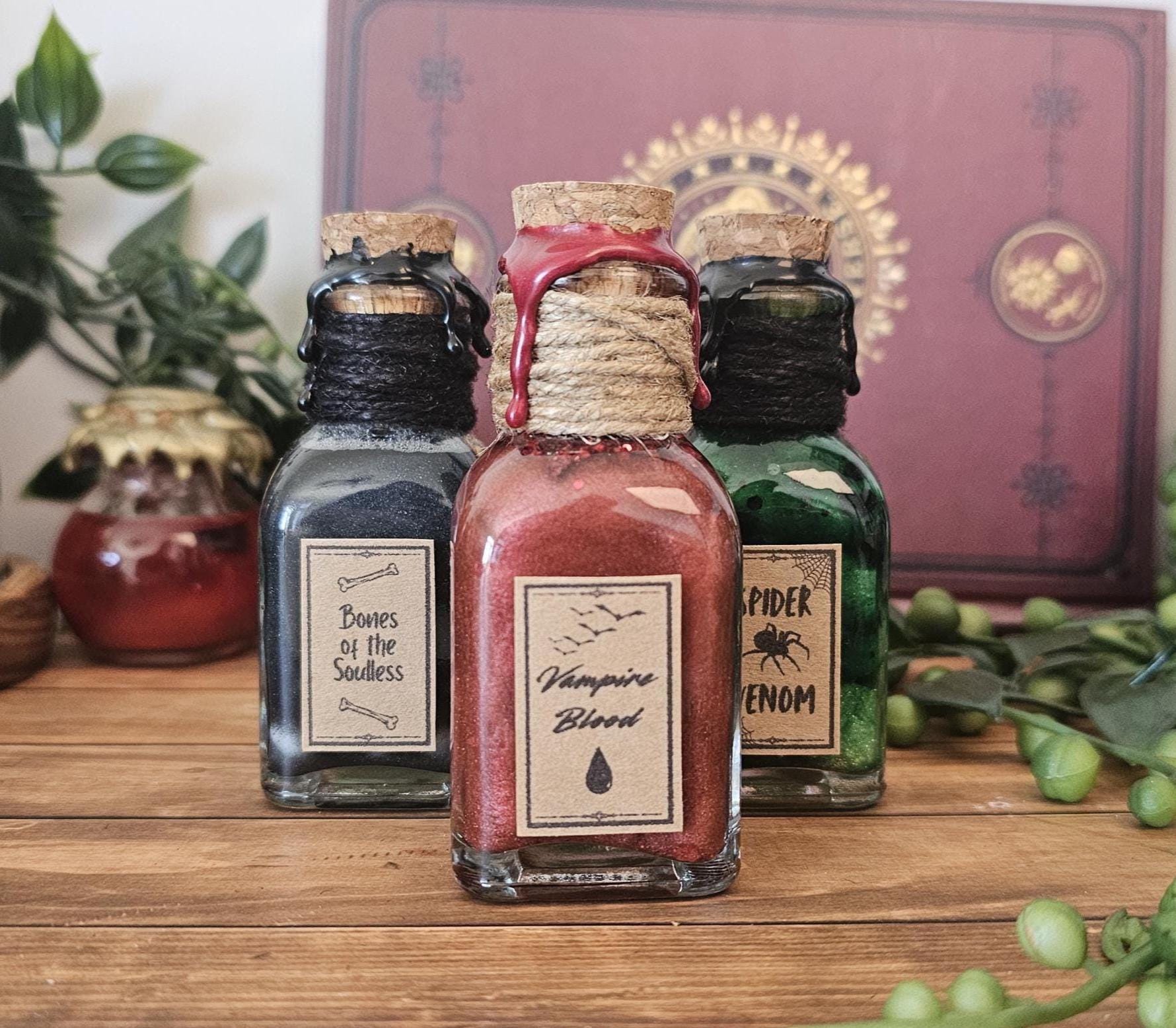 Dark Magic Apothecary Set | Set of 3 | Magic Potions