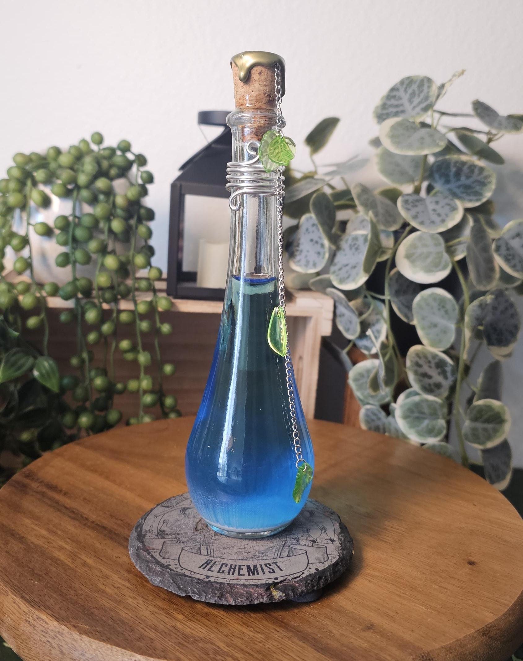 Breath of Water Fantasy Potion | Color-Shifting Magic | Apothecary Bottle