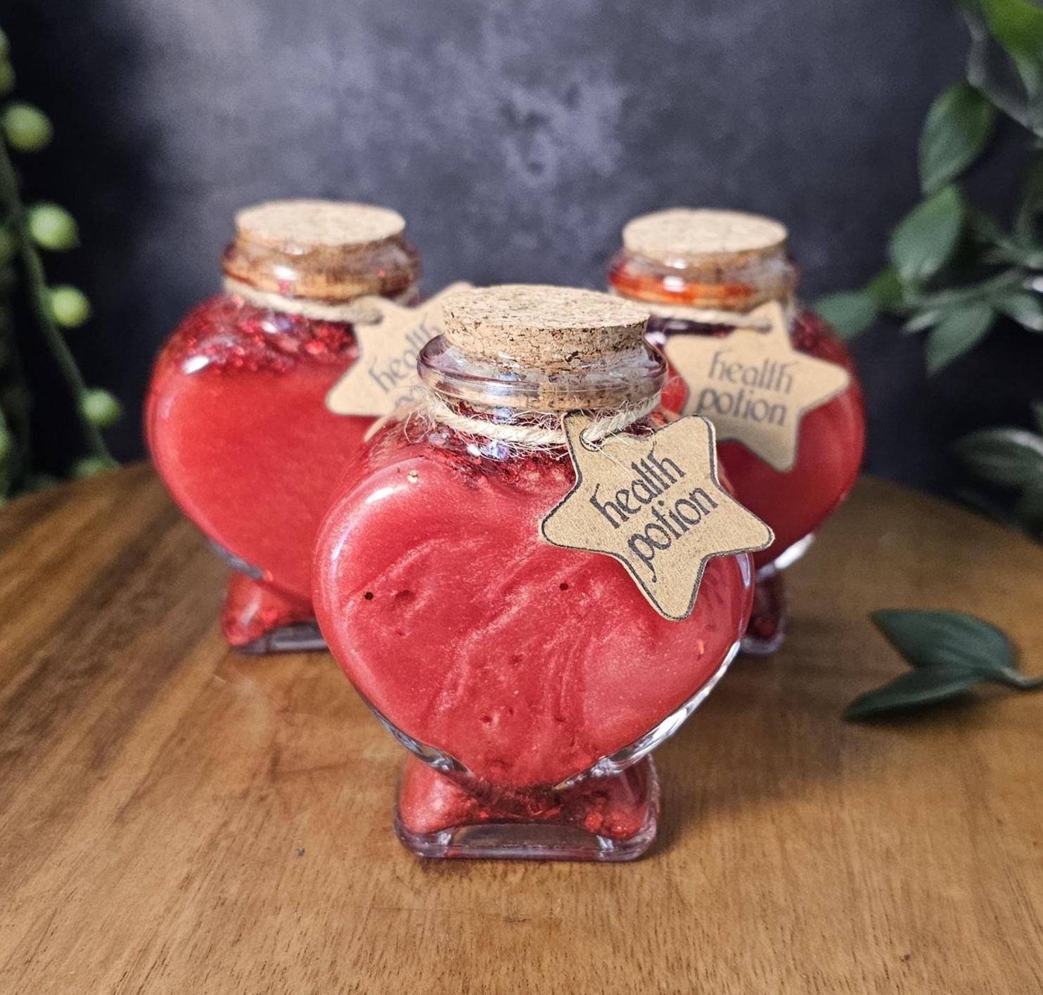 Mini Health Potion | Witchy Apothecary | Glitter Magic
